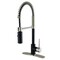 Gourmetier LS8779NYL New York Single-Handle Pre-Rinse Kitchen Faucet, Blk/ Nickel LS8779NYL - alternate 1
